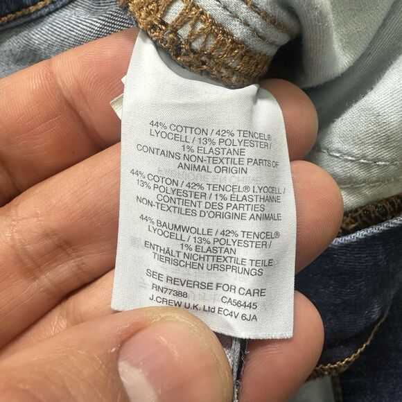 Madewell Jeans Women's 25 Blue 9” High Rise‎ Skinny Stretch Denim Pants - Picture 6 of 14